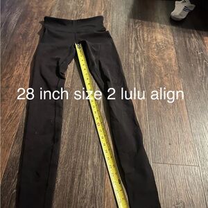 Lululemon Athletica Black Align Leggings